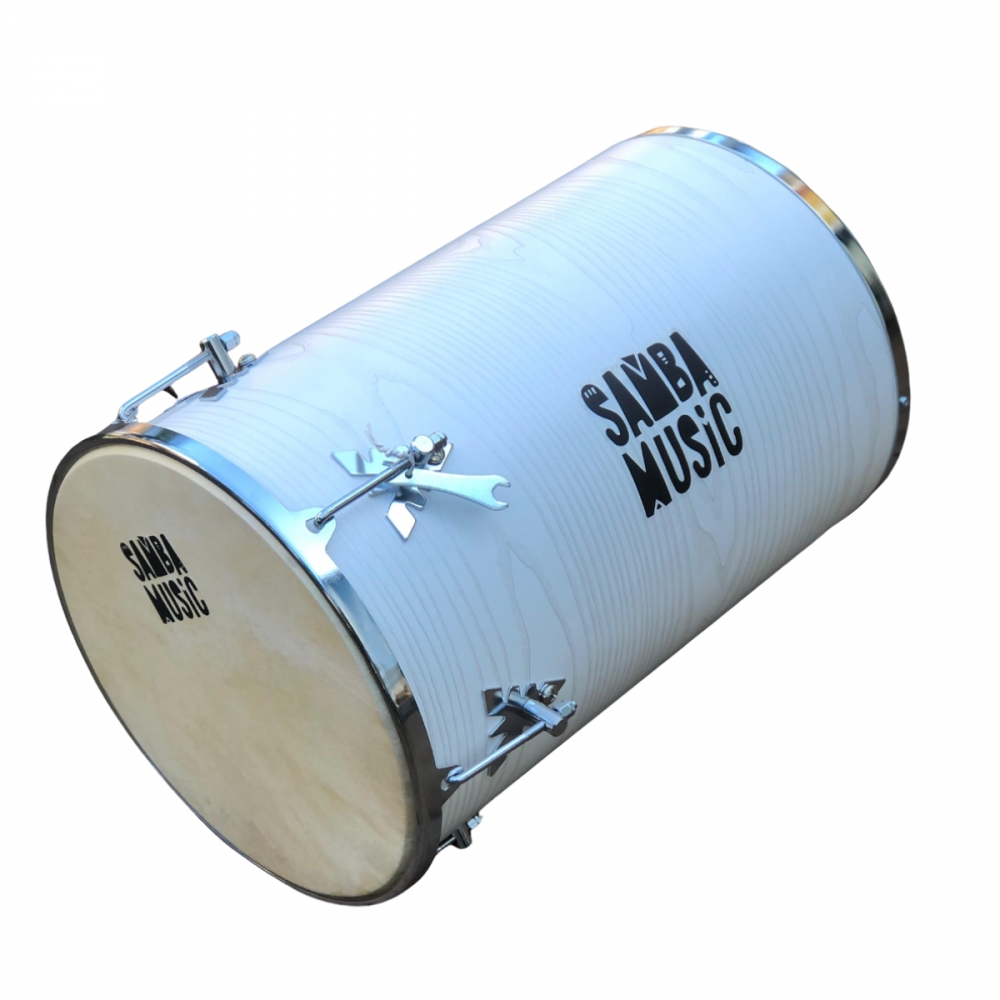 REBOLO PROFISSIONAL SAMBA MUSIC MADEIRA 50X12 PVC BRANCO WOD