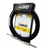 CABO RF AUDIO INSTRUMENTO P10/P10 VIOLAO GUITARRA BAIXO 7MT - Branco