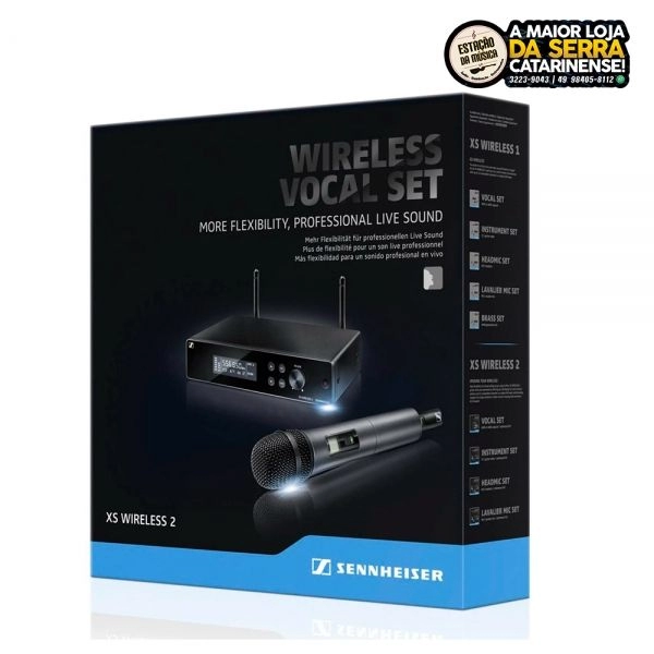 Microfone Profissional De Mão Sem Fio Sennheiser Xsw2 835a Original