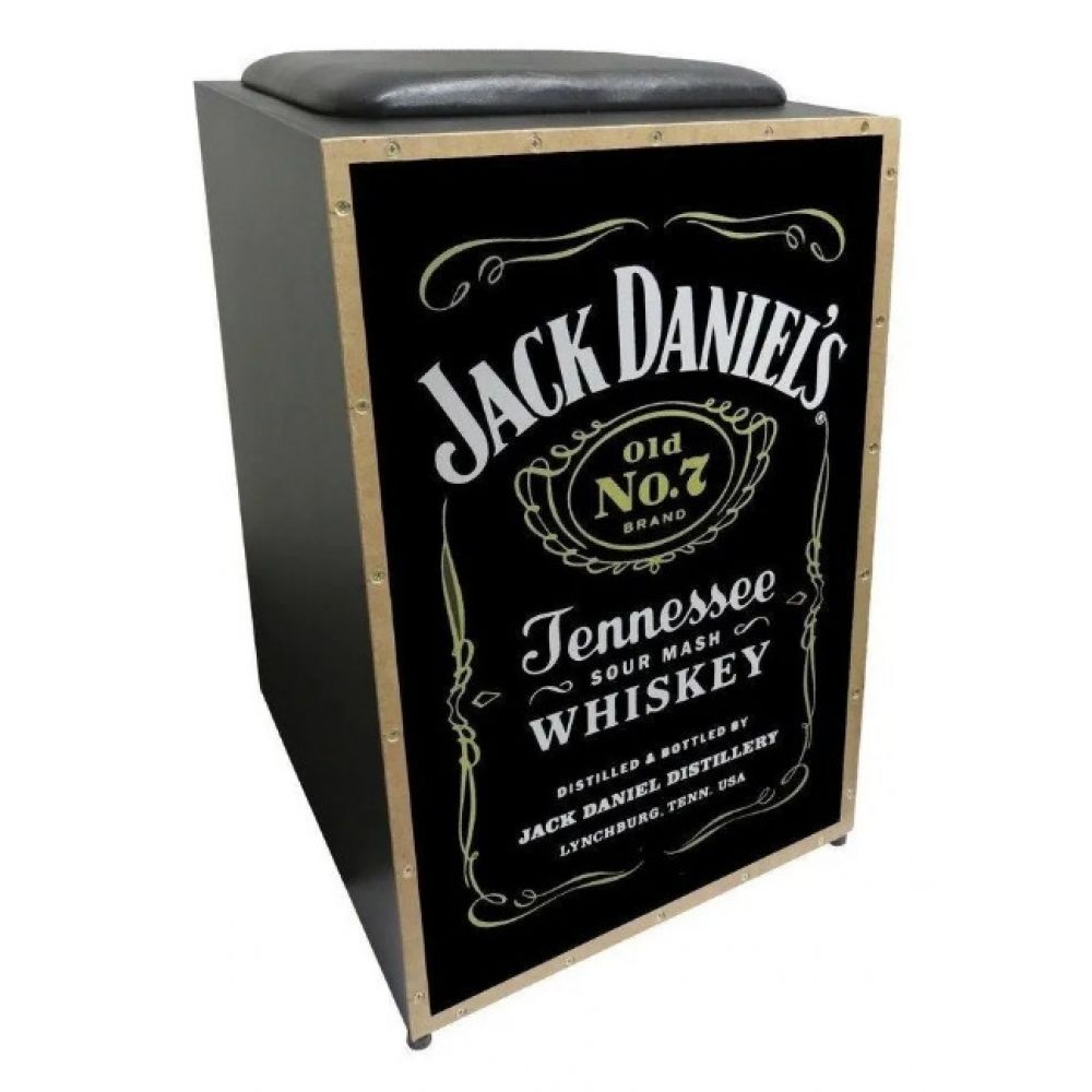 Cajón Eletrico com Assento Estofado Jaguar K2cor008 Cajon Jack Daniel´s