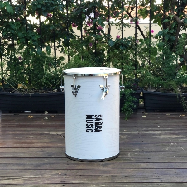 REBOLO PROFISSIONAL SAMBA MUSIC MADEIRA 50X12 PVC BRANCO WOD