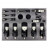 KIT MICROFONE BATERIA 7 PEÇAS + MALETA VOKAL VDM7 PRO