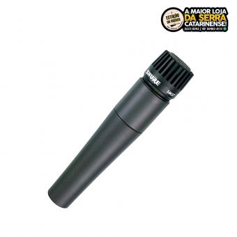 Microfone Profissional Shure Dinâmico Sm-57 LC Inst. De Cordas, Sopros, Percussão SHURE SM57 LC