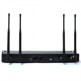 MICROFONE KADOSH S/FIO DUPLO UHF PARA RACK K522M