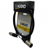 CABO RF AUDIO CANON BALANCEADO DE MICROFONE XLR M XLR F 2MT - BRANCO