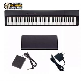 Piano Digital Casio Privia Px-160 88T C Fonte E Pedal Com Nota fiscal e Garantia