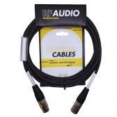 CABO RF AUDIO CANON BALANCEADO DE MICROFONE XLR M XLR F 3MT - BRANCO