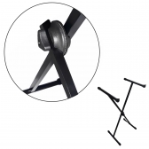 SUPORTE EDM APOIO MESA PEDESTAL EM X PARA TECLADO PROFISSIONAL