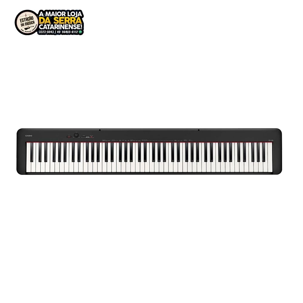 Piano Digital Casio CDPS100 88T C Fonte e Pedal Com Nota fiscal e Garantia