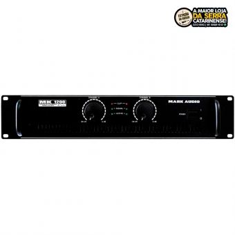 Amplificador De Potência Mark Audio 200w Mk1200